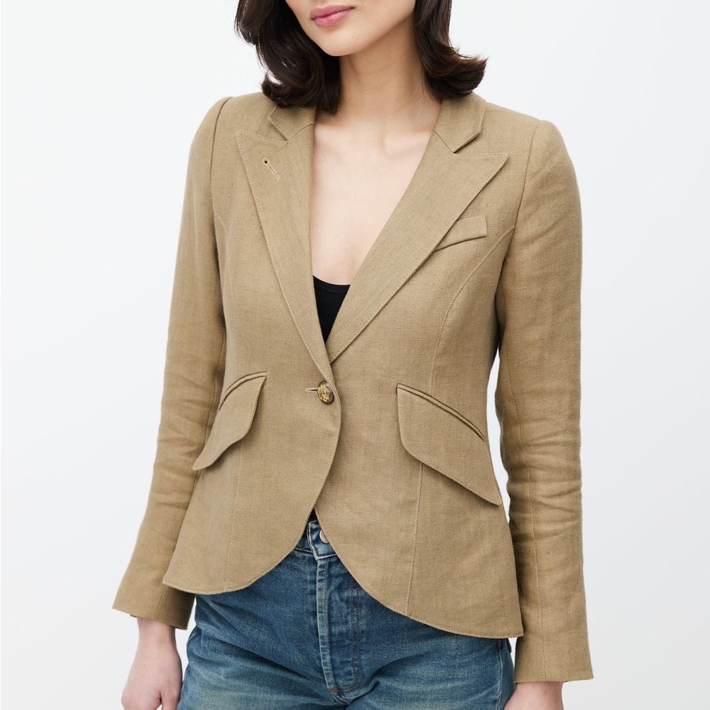 Smythe Camel Tailored Blazer